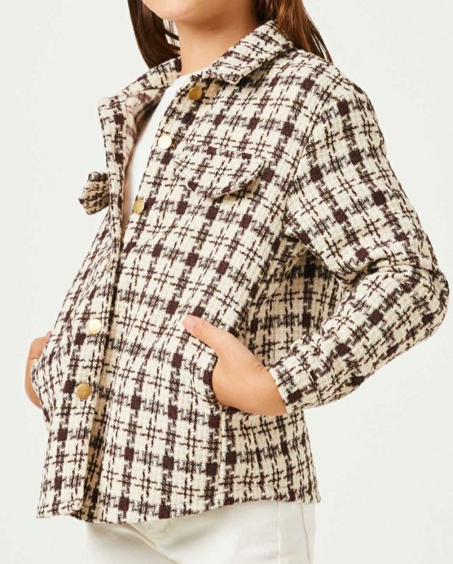 Good Quality Girls' Hayden Checkered Shacket | * Best