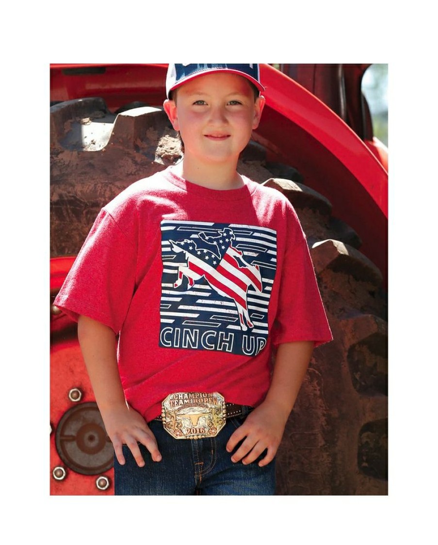 New Cinch@ Boys' Ss Logo Tee | * Wholesale