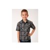 Online Sale Roper@ Boys' Ss Plaid Snap Shirt | * Wholesale