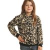 Good Quality Rock And Roll Cowgirl@ Girls' 1/4 Zip Cheetah Pullover | * Clearance