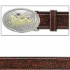 Best Sellers Boys' Tooled Belt With Bull Buckle | * Clearance