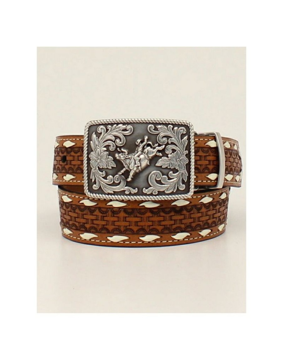 Wholesale M&F Western Products@ Boys' Reverse Basketweave Belt | * Hot