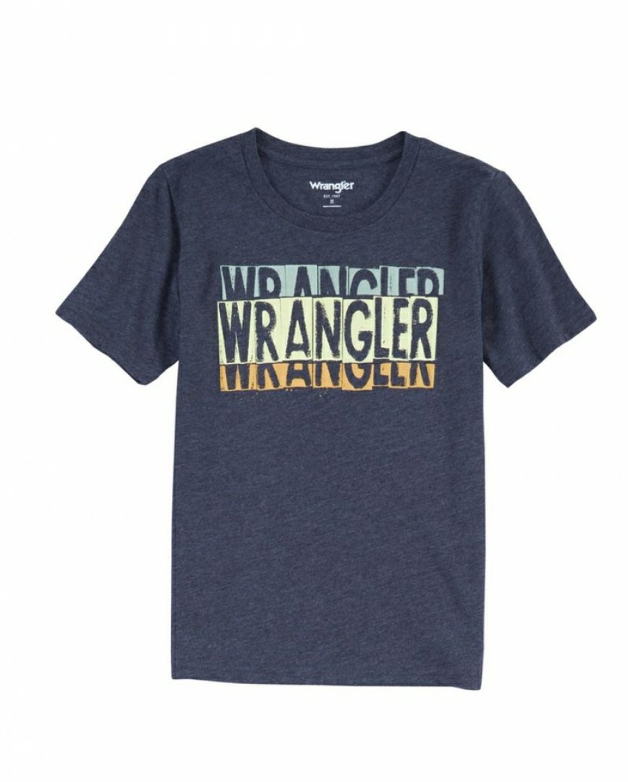 Outlet Sale Wrangler@ Boys' Ss Logo Tee | * Wholesale