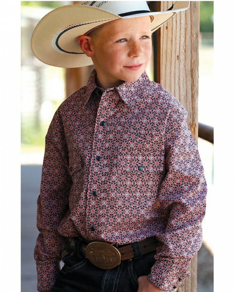 Best Sellers Cinch@ Boys' Classic Print Ls Shirt | * Online