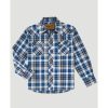 Best Guaranteed Wrangler Retro@ Boys' Ls Snap Plaid Shirt | * New