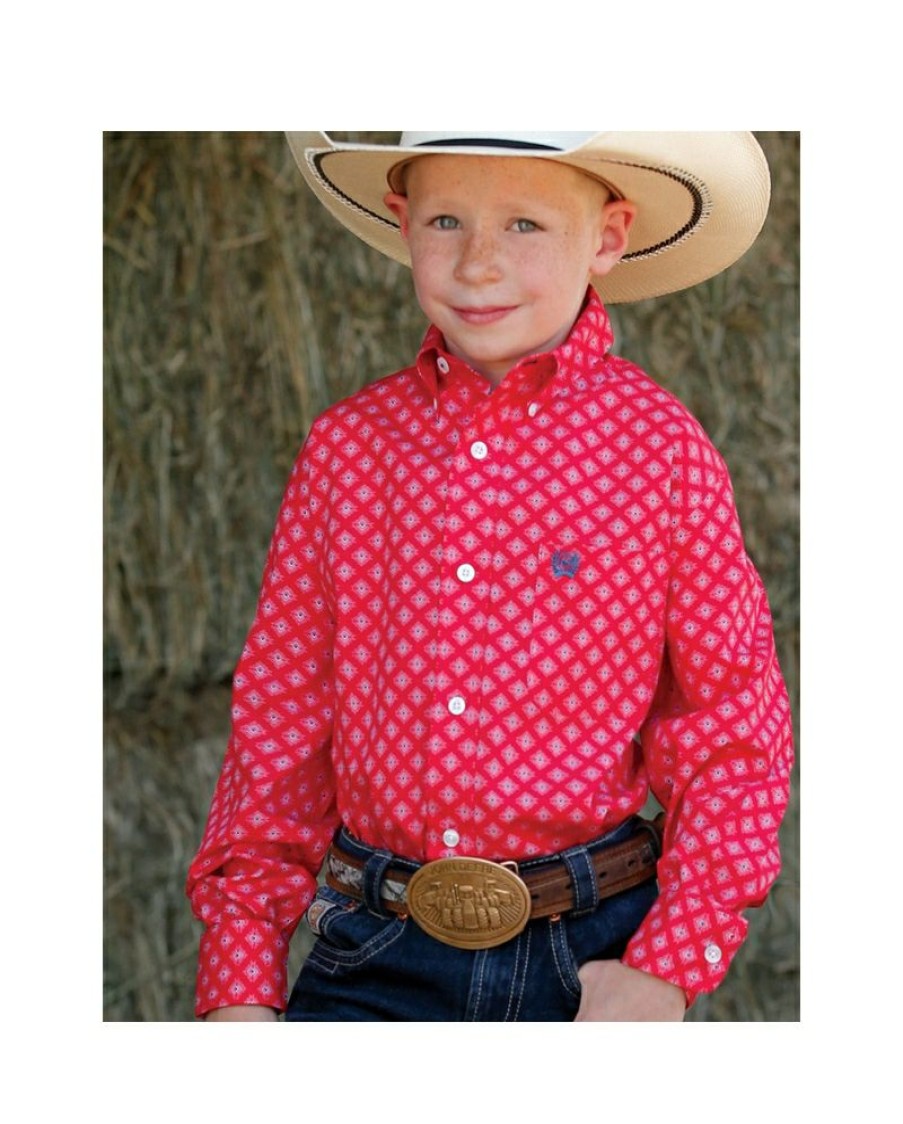 Clearance Cinch@ Boys' Classic Print Ls Shirt | * Online