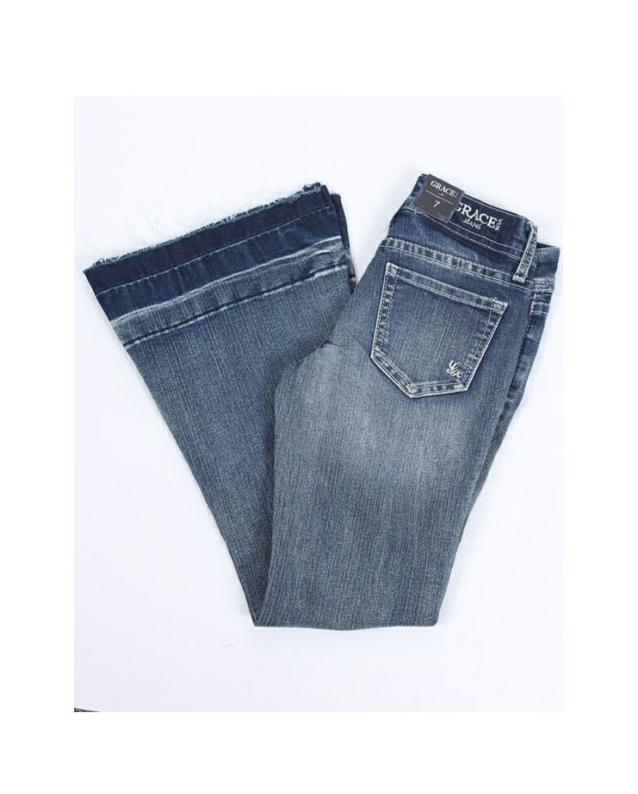 Best Sellers Grace In La Girls' Release Hem Flare Jean | * Clearance