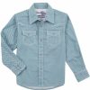 Free Delivery Wrangler@ 20X@ Boys' Ac Ls Snap Shirt | * Online