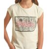 Best Price Rock And Roll Cowgirl@ Girls' Cap Sleeve Graphic Tee | * Online