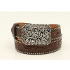 Exclusive Ariat@ Girls' Tooled Brown Belt | * Hot