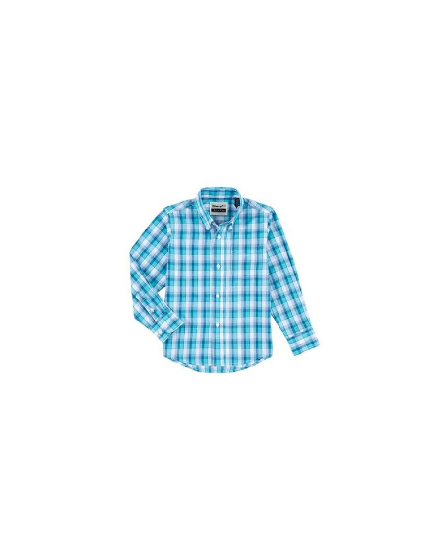 New Wrangler@ Riata@ Boys' Easy Care Ls Shirt | * Hot