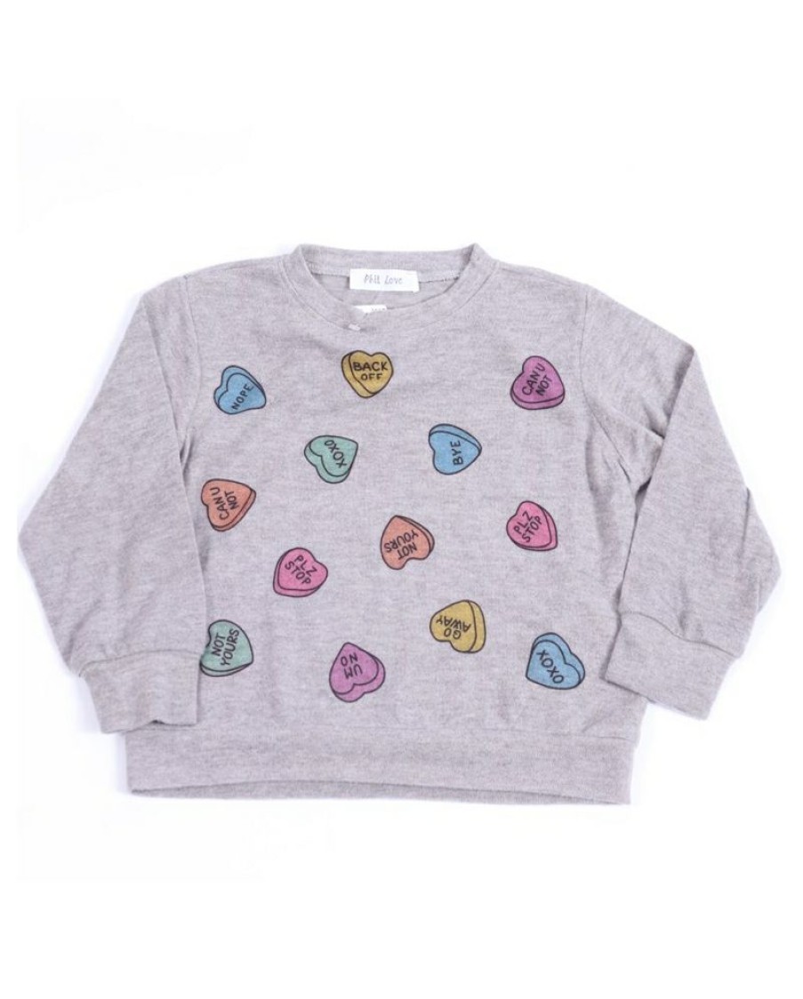 Wholesale Girls' Candy Hearts Ls Top | * Online