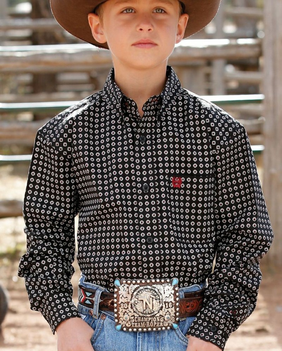 Best Price Cinch@ Boys' Ls Print Shirt | * Clearance