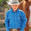 Online Sale Cinch@ Boys' Solid Twill Shirt | * Wholesale