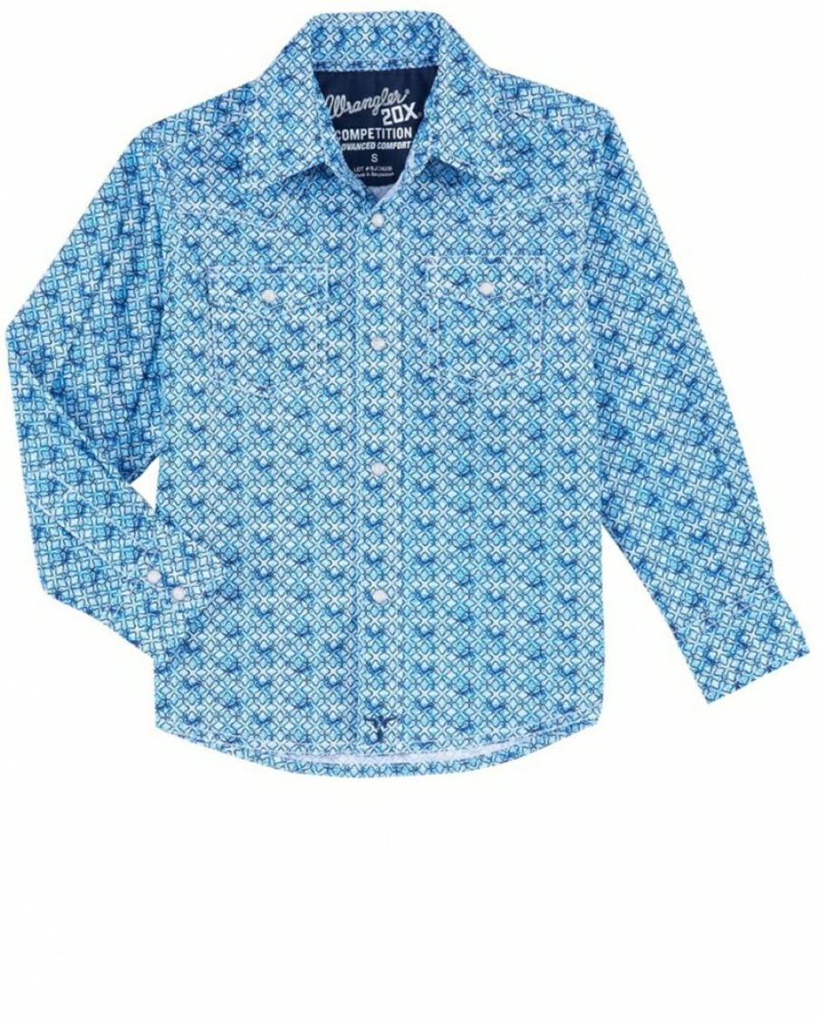 Wholesale Wrangler@ 20X@ Boys' Ac Western Snap Shirt | * Online