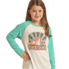 Offering Discounts Rock And Roll Cowgirl@ Girls' Mountain Scene Ls Tee | * Clearance