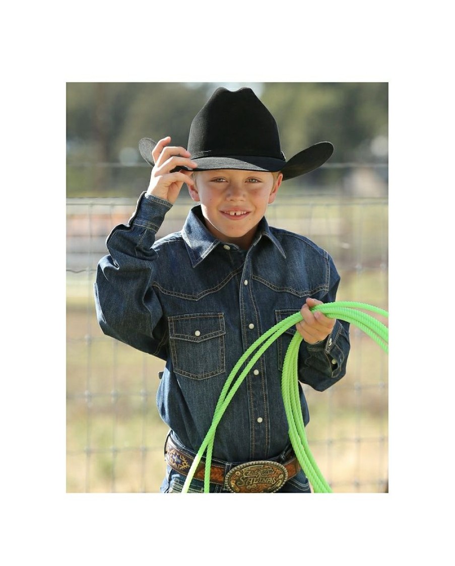 Free Delivery Cinch@ Boys' Ls Denim Shirt | * New