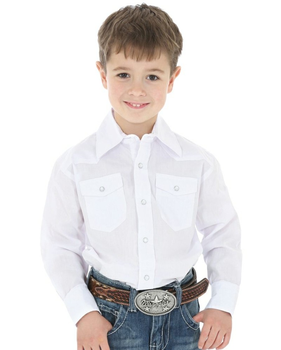 Best Sellers Wrangler@ Boys' White 4-H Shirt | * Wholesale