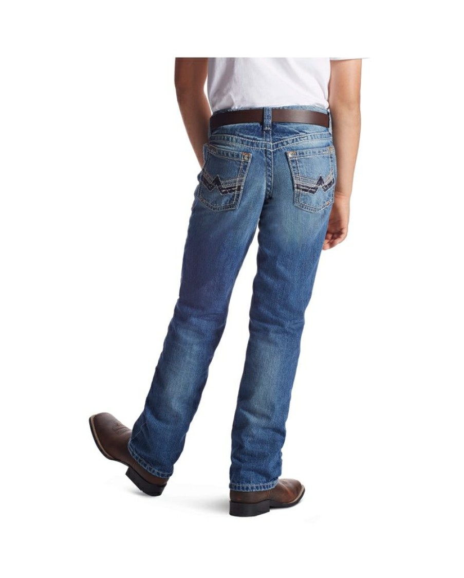 Clearance Ariat@ Boys' B5 Charger Slim Straight Jeans | * Hot