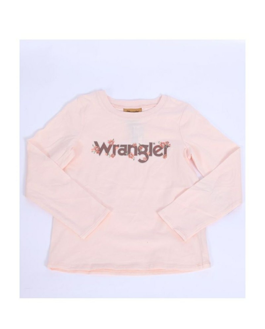 Clearance Sale Wrangler@ Girls' Ls Logo Graphic Tee | * Wholesale