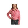 Offering Discounts Rock And Roll Cowgirl@ Girls' Heart Print Snap Shirt | * New