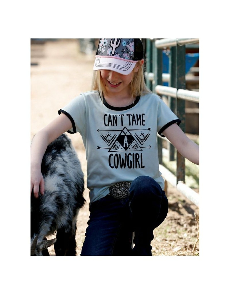 Quick Delivery Cruel@ Girls' Can'T Tame A Cowgirl Tee | * Hot