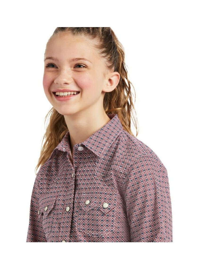 Best Guaranteed Ariat@ Girls' Modern Mosaic Top | * Hot