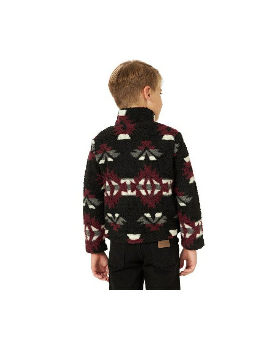 Quick Delivery Wrangler@ Boys' Sherpa 1/4 Zip Pullover | * Wholesale