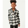 Free Delivery Girls' Hayden Belted Plaid Shacket | * Clearance