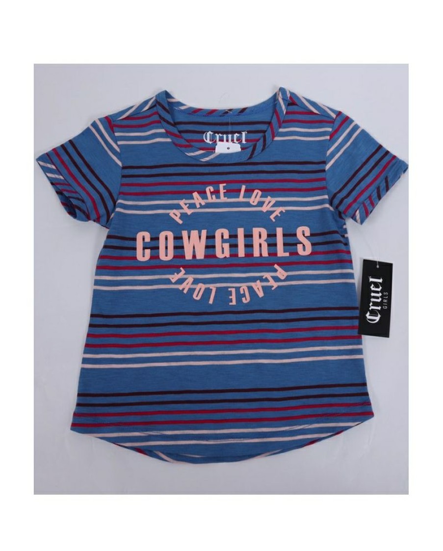 Free Delivery Cruel@ Girls' Peace Love Cowgirls Tee | * Online