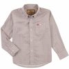 Offering Discounts Wrangler@ Boys' Classic Ls Button Up | * New