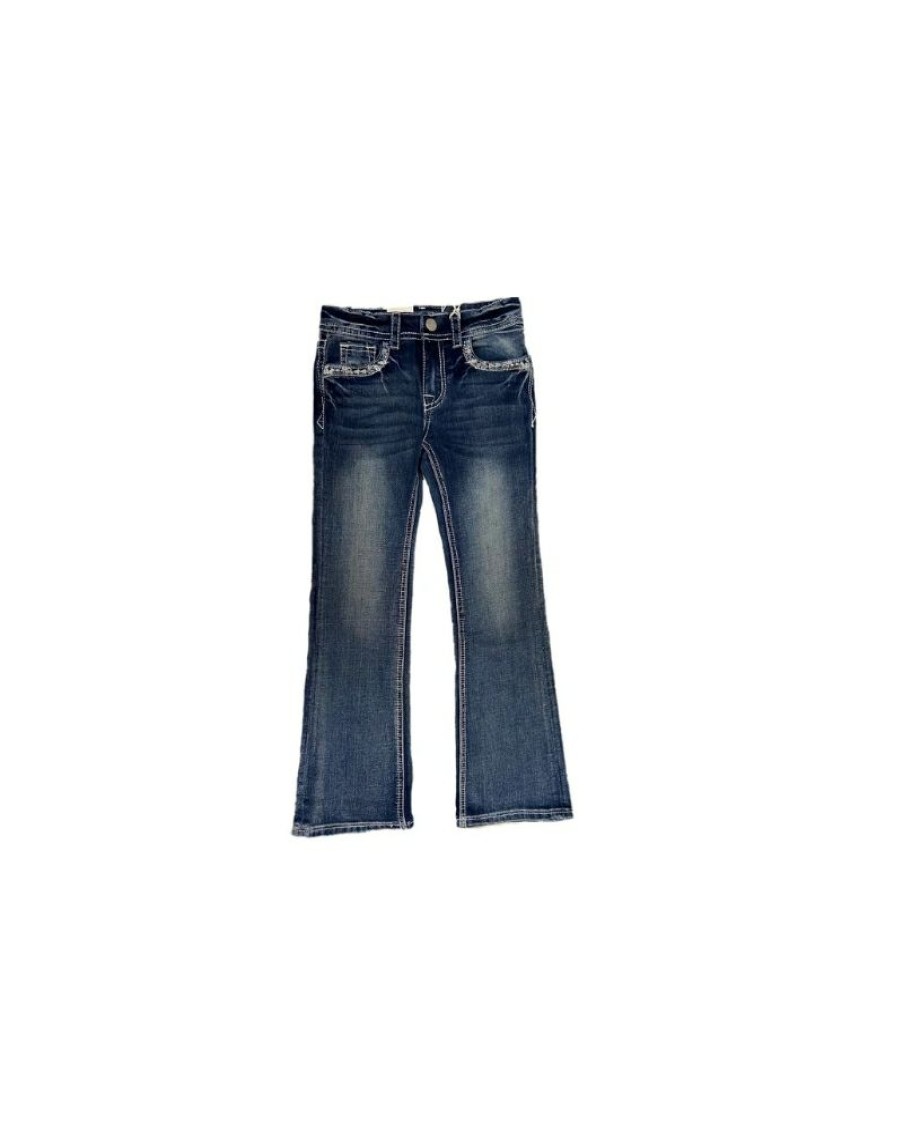 Online Sale Grace In La Girls' Tinnies Bootcut Jeans | * Best