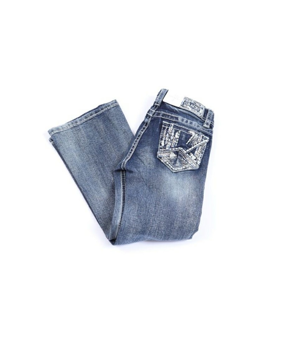 Online Sale Grace In La Girls' Tinnies Bootcut Jeans | * Best