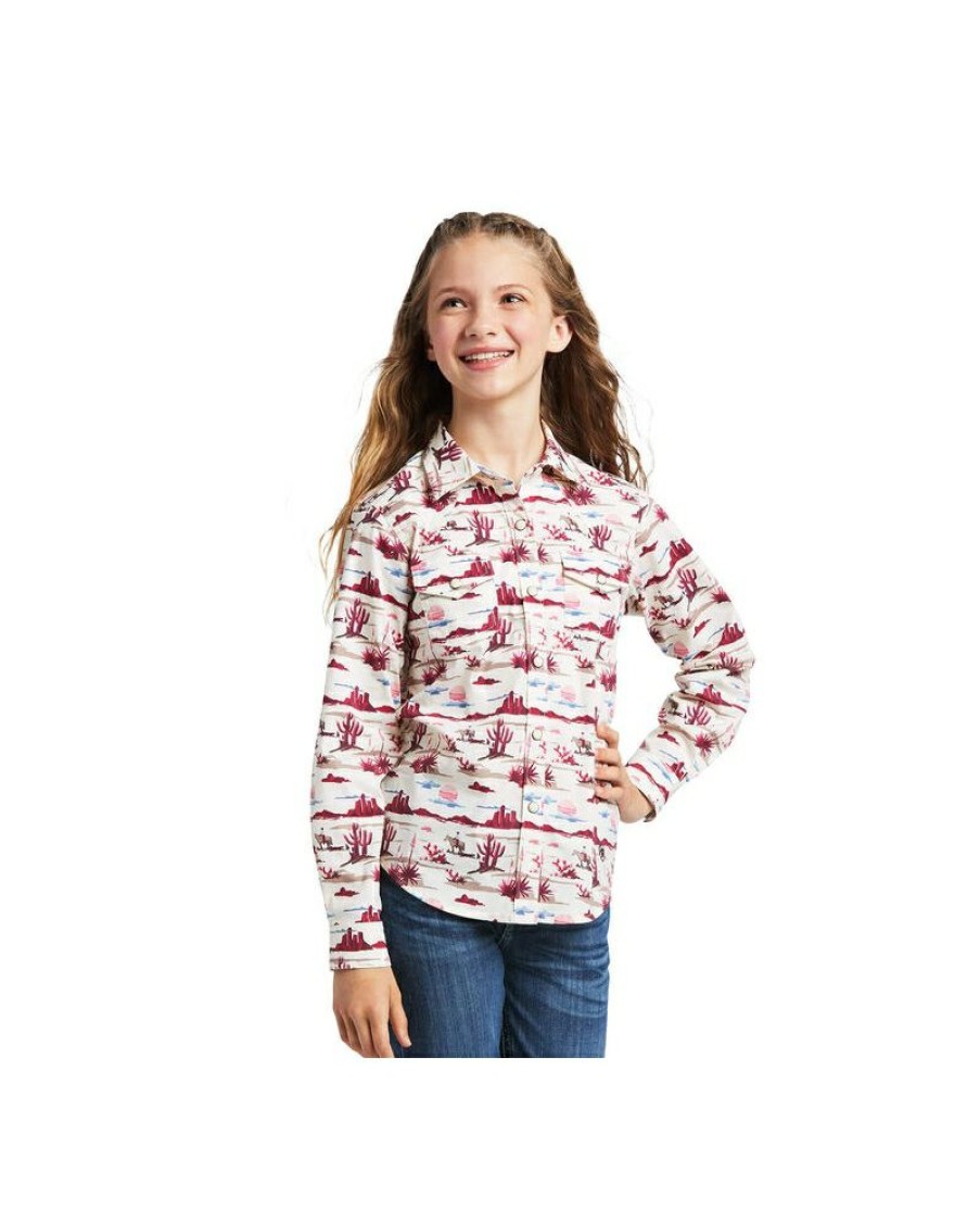 Best Price Ariat@ Girls' Real Yuma Snap Shirt | * Clearance