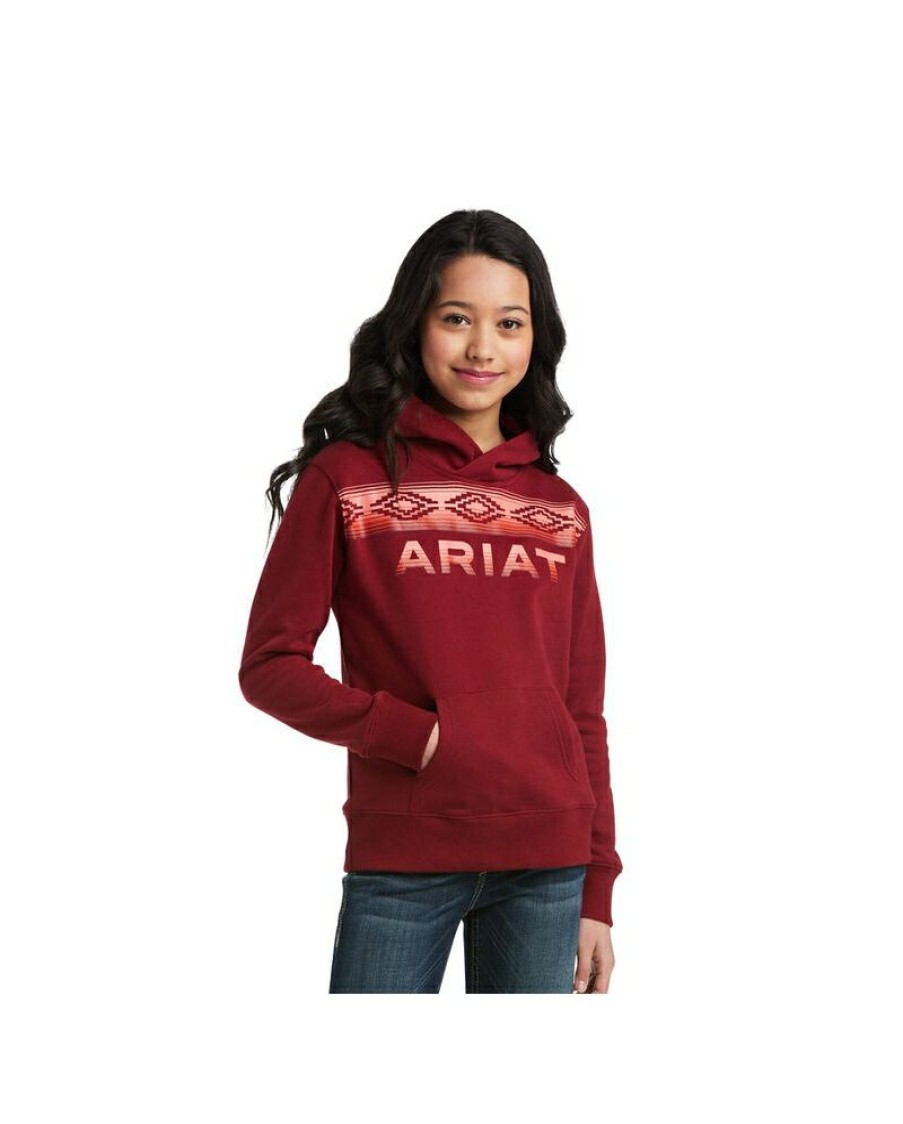 Clearance Sale Ariat@ Girls' Serape Logo Hoodie | * Wholesale