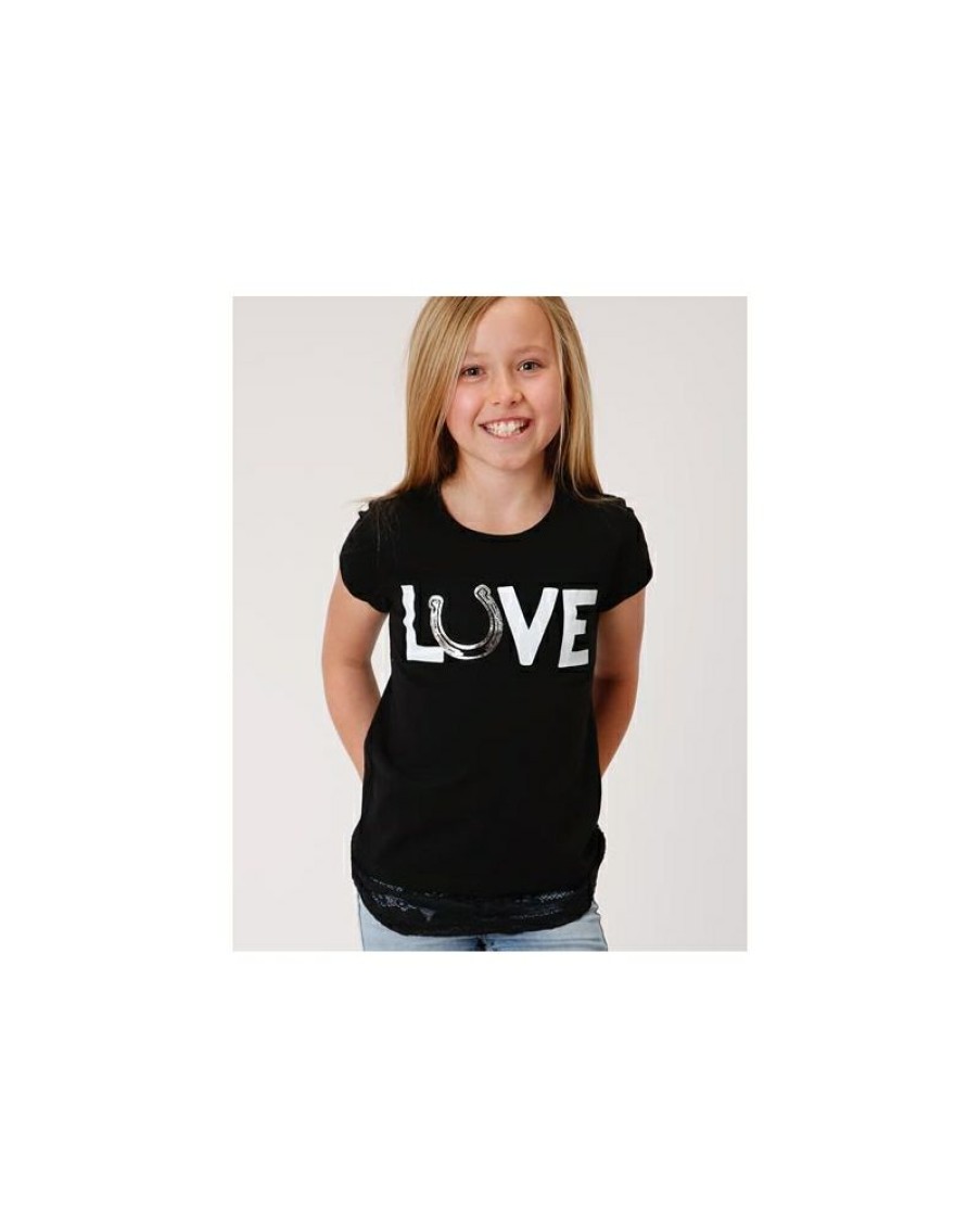 Clearance Sale Roper@ Girls' Love Graphic Tee | * New