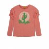 Offering Discounts Wrangler@ Girls' Ruffle Sleeve Cactus Graphic | * Clearance