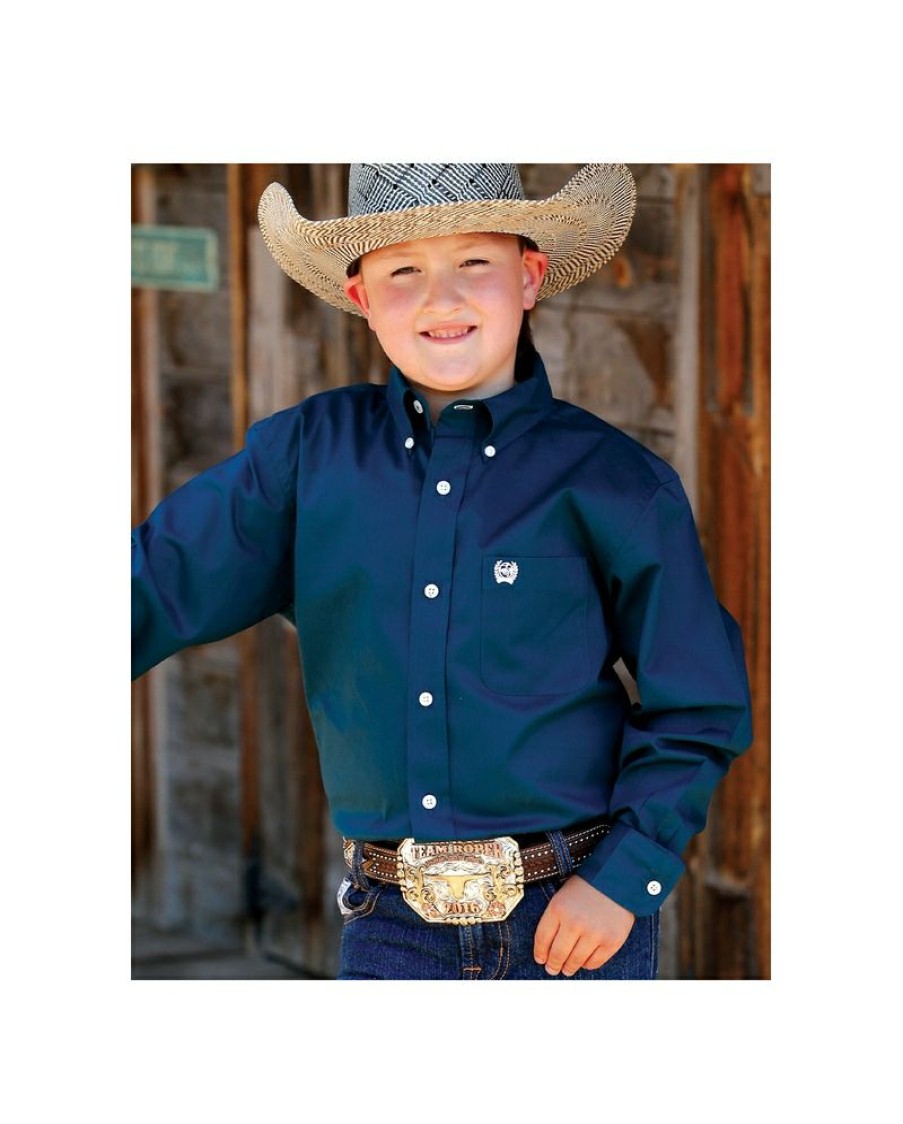 Clearance Cinch@ Boys' Classic Solid Ls Shirt | * New