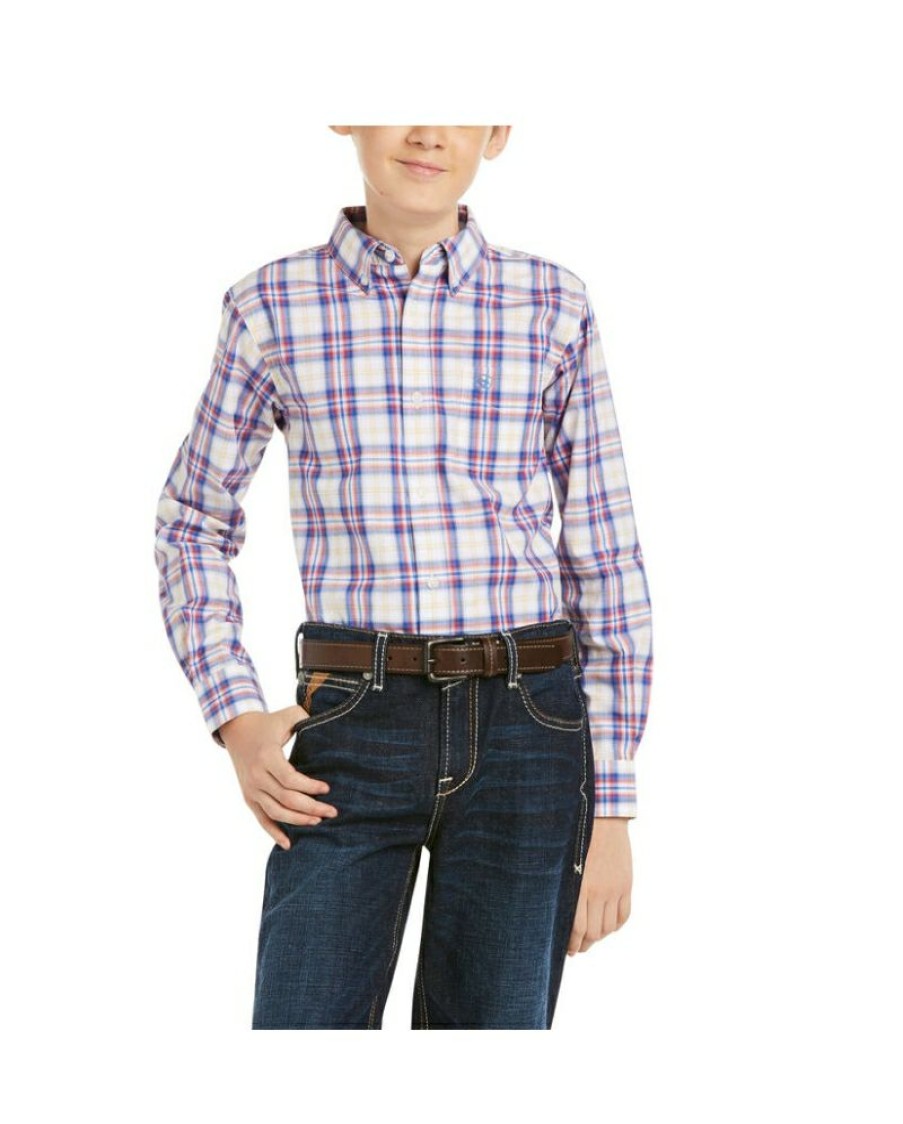 Wholesale Ariat@ Boys' Classic Plaid Ls Shirt | * Wholesale