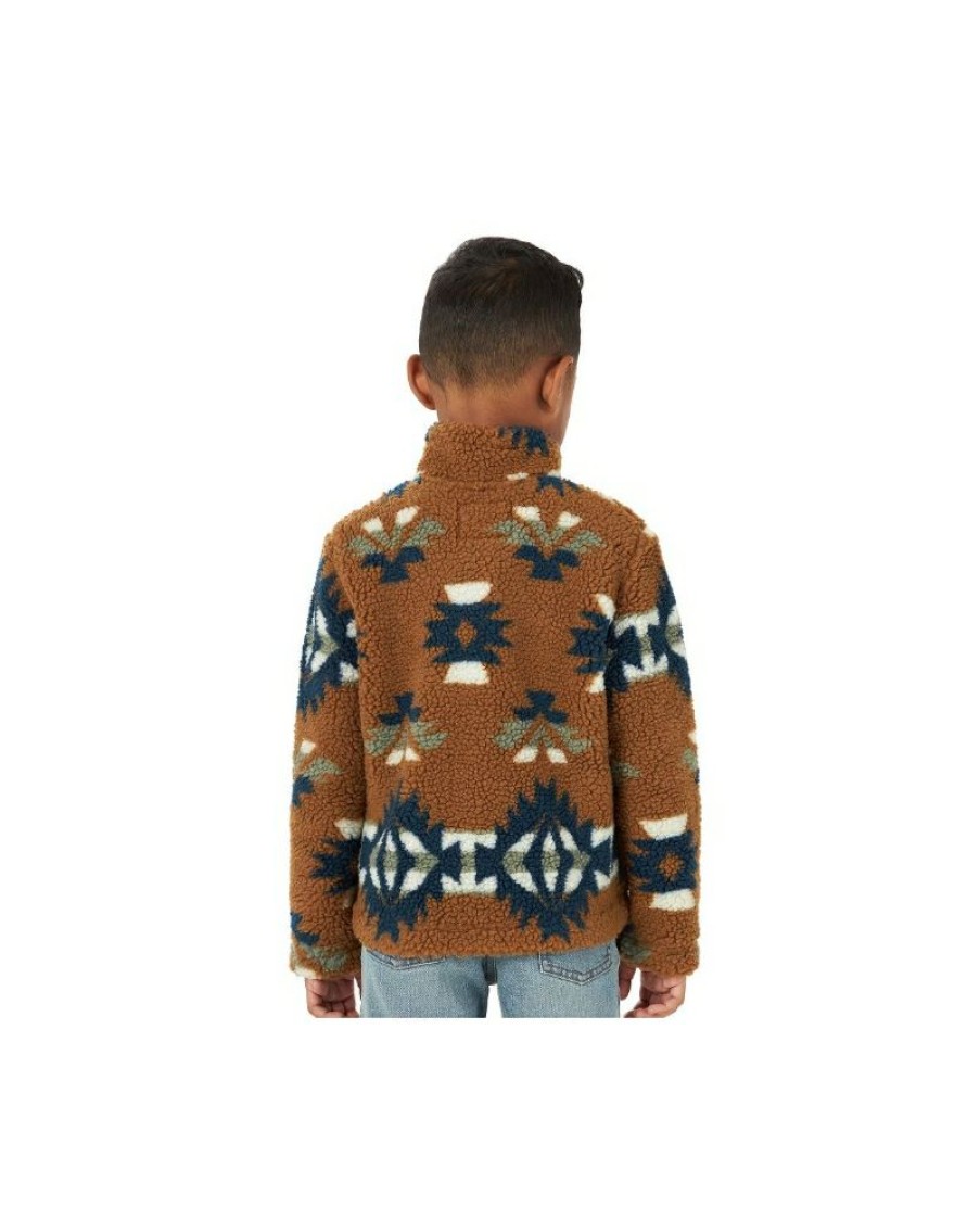 Quick Delivery Wrangler@ Boys' Aztec Sherpa 1/4 Zip | * Best