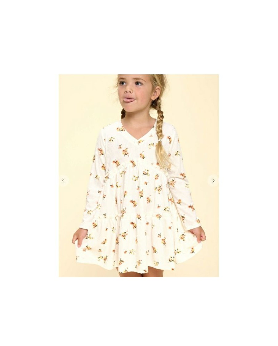 Online Sale Oddi@ Girls' Floral Print Babydoll Dress | * Best