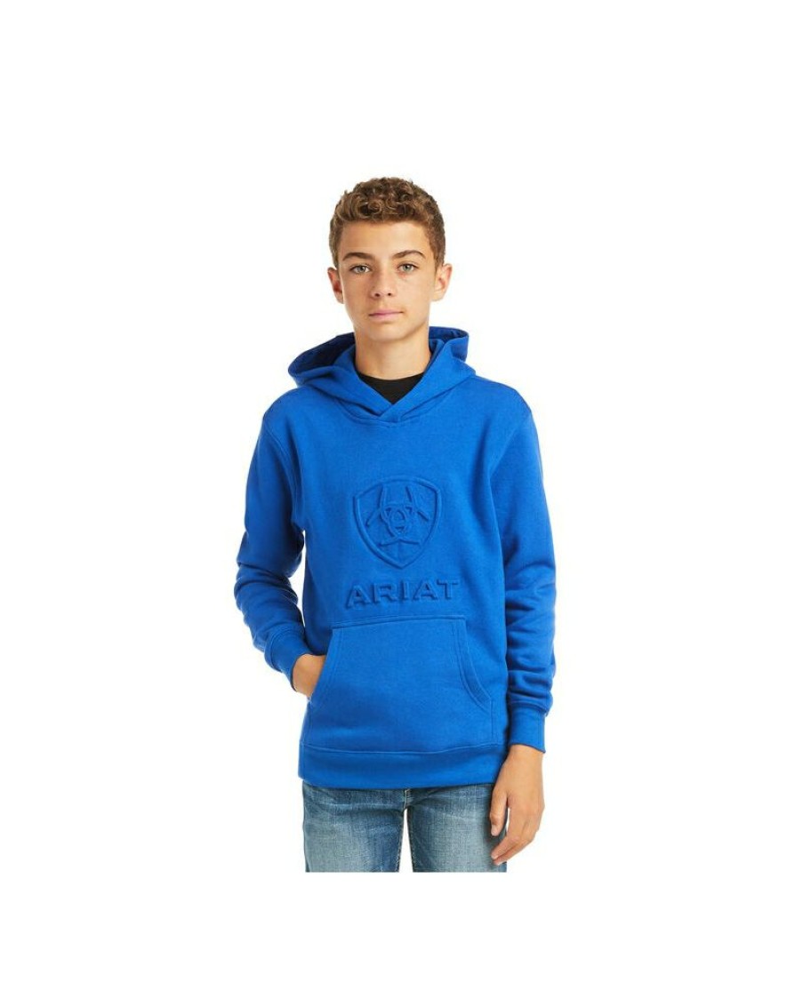 Offering Discounts Ariat@ Boys' Blue Logo Hoodie | * Best