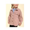 Quick Delivery Oddi@ Girls' Solid Soft Lightweight Terry Fur Shacket | * Clearance