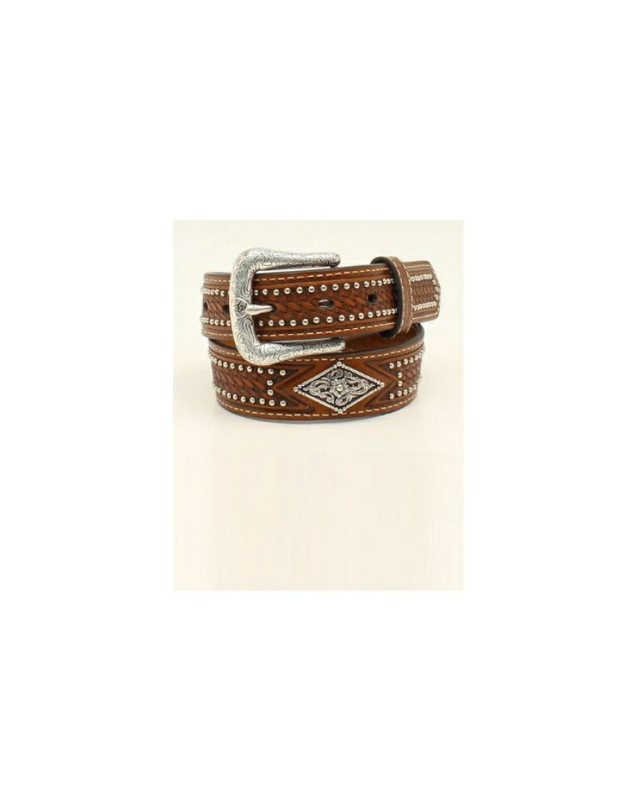 Online Sale Ariat@ Boys' Stud And Basketweave Belt | * Best