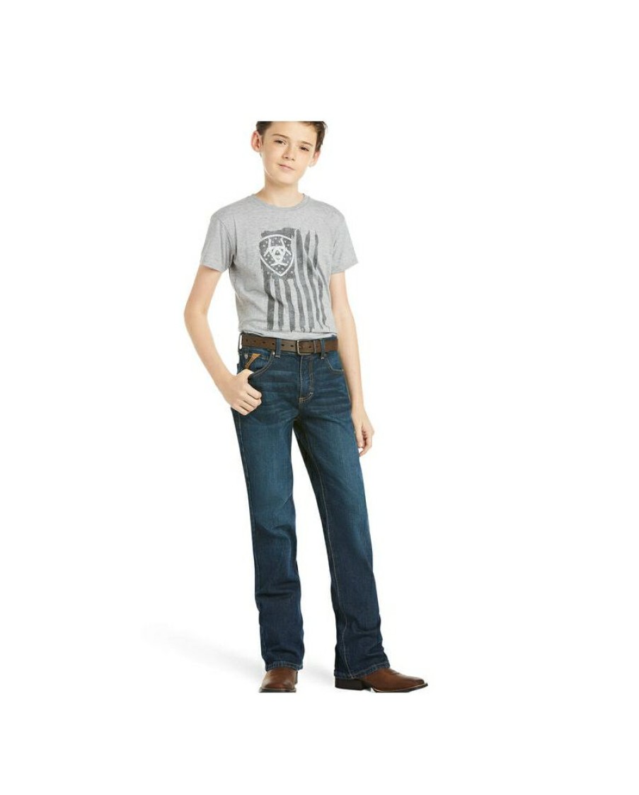 Clearance Sale Ariat@ Boys' B4 Relaxed Legacy Jean | * Best