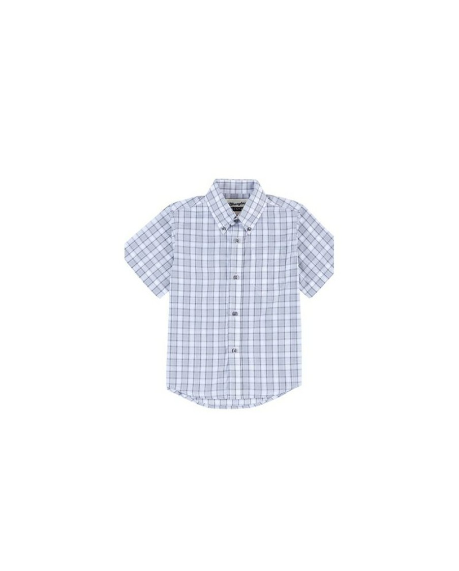 Best Guaranteed Wrangler@ Riata@ Boys' Easy Care Ss Shirt | * Hot