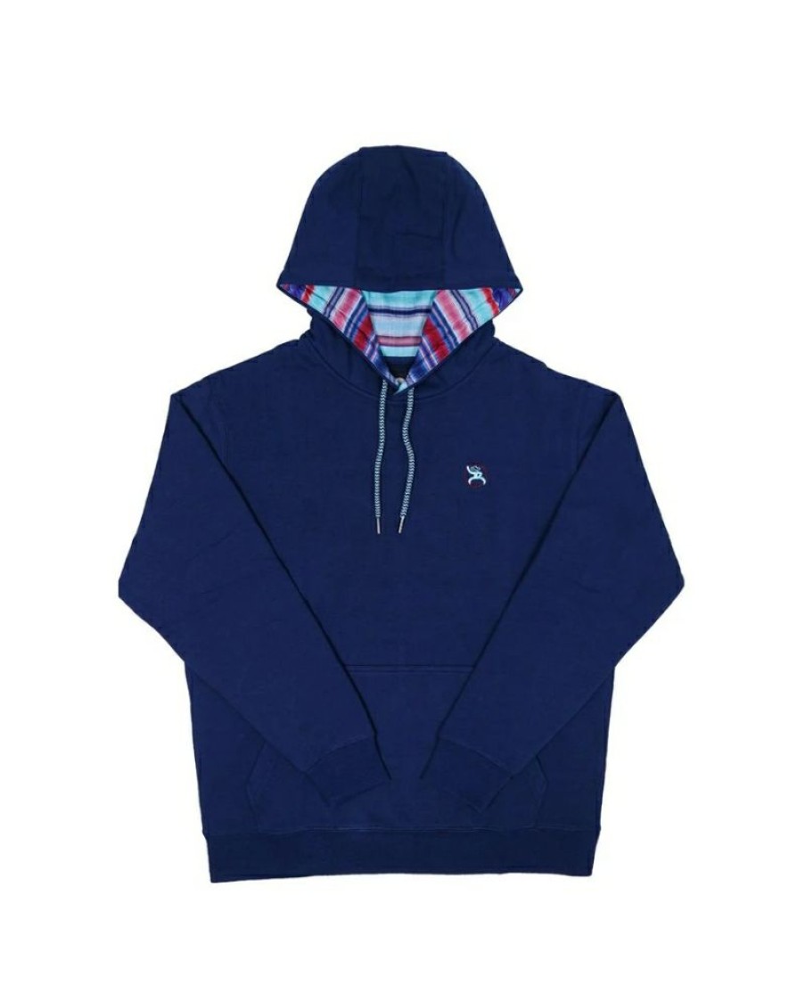 Free Delivery Hooey@ Kids' Roughy Blues Navy Hoodie | * Hot