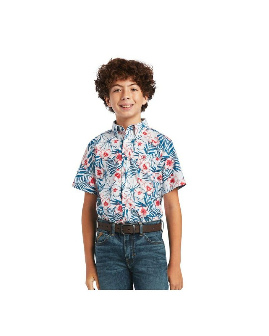 Quick Delivery Ariat@ Boys' Ss Print Shirt | * Online