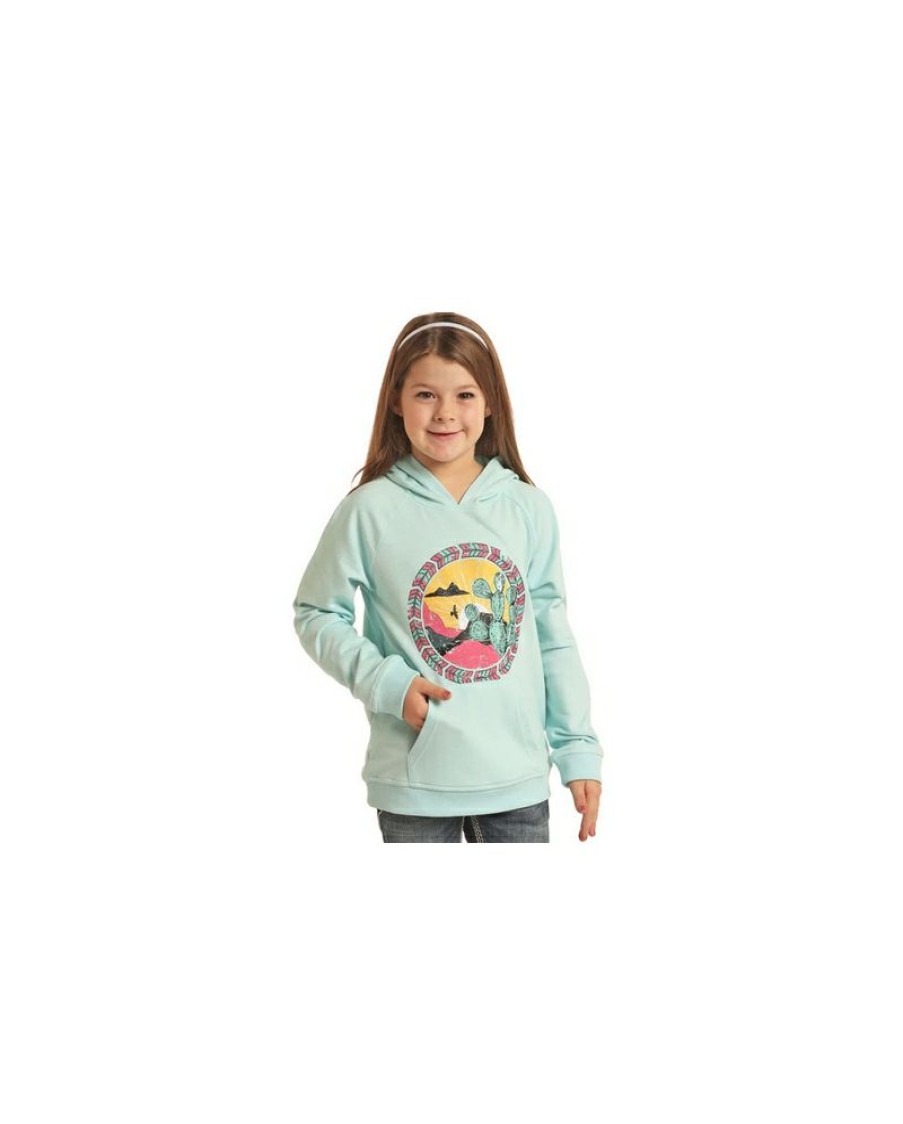 Best Sellers Rock And Roll Cowgirl@ Girls' Desert Scene Hoodie | * Wholesale