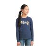 Clearance Sale Ariat@ Girls' Flora Fauna Logo Tee | * Wholesale